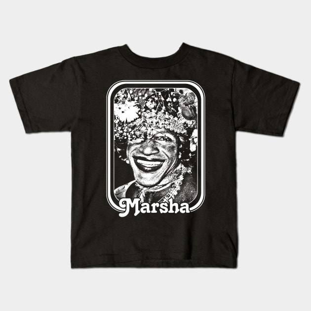 Marsha P Johnson /\/\/ Queer Icon Design Kids T-Shirt by DankFutura